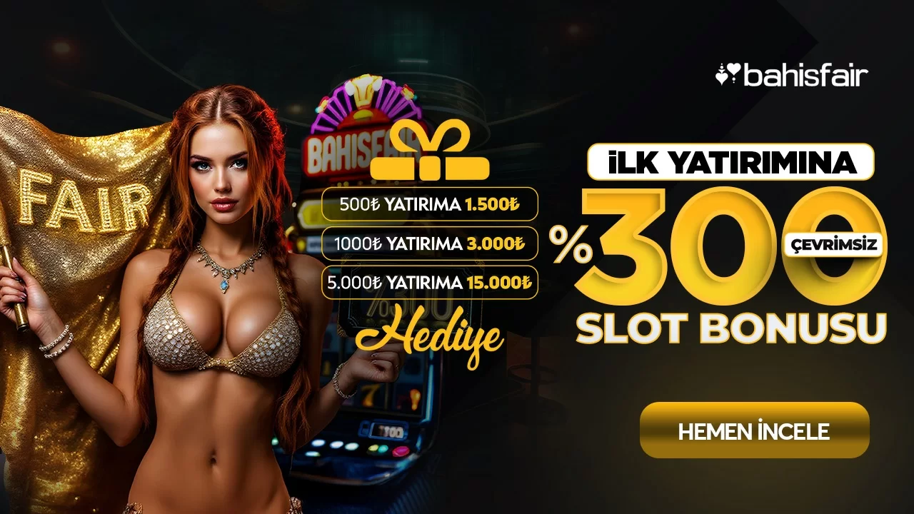 %300 ÇEVRİMSİZ SLOT HOŞGELDİN BONUSU